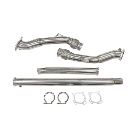 Down pipes and dump pipes Downpipe for AUDI RS4 2.7 1994-2001 biturbo decat | races-shop.com