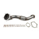 Down pipes and dump pipes Downpipe for Mitsubishi Lancer EVO X 2008-2015 | races-shop.com