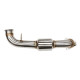 Down pipes and dump pipes Downpipe for MINI Cooper S R606 with cat | races-shop.com