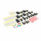 Cables, eyelets, connectors RACES 240pcs Súprava vodotesných konektorov (1-6PIN) s prídavnou poistkou | races-shop.com