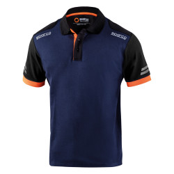 Polo shirt SPARCO TECH TW, blue/orange