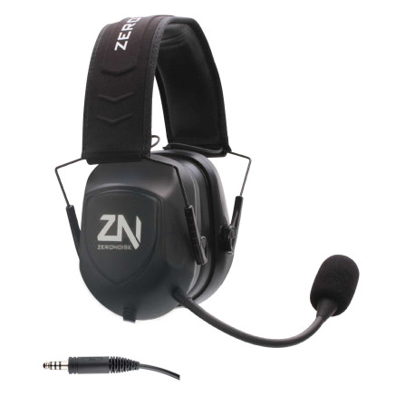 Headsets ZeroNoise Headset, Male 4 PIN Nexus connector (comp. IMSA) | races-shop.com