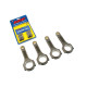Engine parts TURBOWORKS forged connecting rods for Honda D16 Civic, Integra (pin 19 mm), 137 mm, 4 pcs | races-shop.com