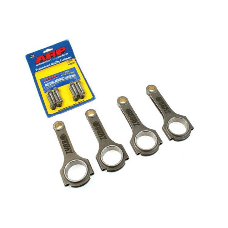 Engine parts TURBOWORKS forged connecting rods for Honda D16 Civic, Integra (pin 19 mm), 137 mm, 4 pcs | races-shop.com