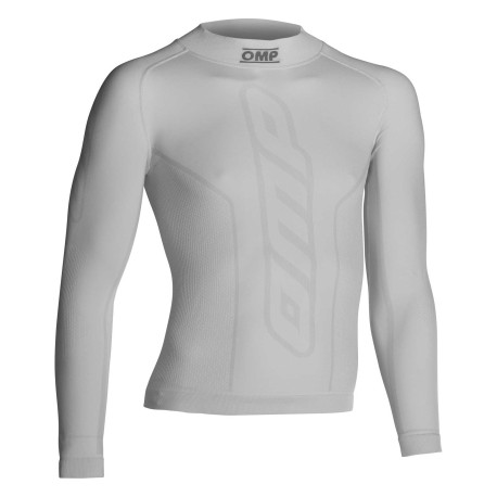 Underwear Karting long sleeve top OMP KS, white | races-shop.com