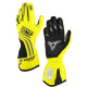 FIA race gloves OMP ONE EVO X (external stitching), fluo yellow