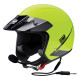 Open face helmets ECE open-face race helmet OMP Star-J Intercom, fluo yellow | races-shop.com