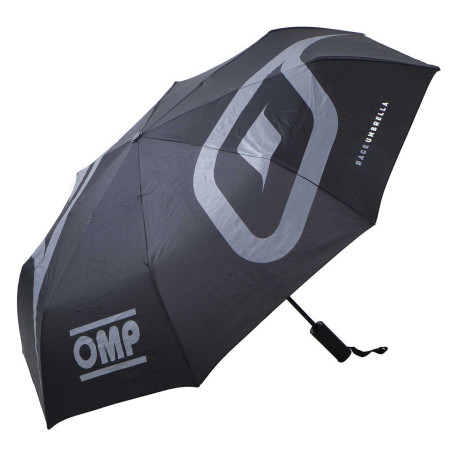 Promotional items OMP Foldable Umbrella, black | races-shop.com