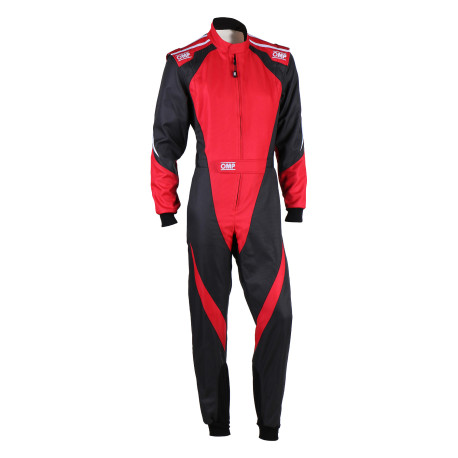 Suits CIK-FIA karting suit OMP KS-3X, black/red | races-shop.com