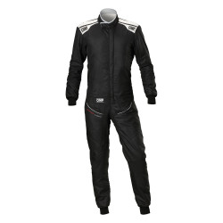 FIA racing suit OMP TECNICA SuperLight, black/silver
