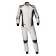 FIA racing suit OMP TECNICA SuperLight, white/anthracite