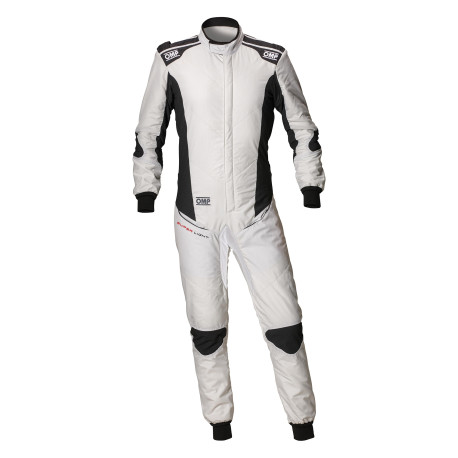 Suits FIA racing suit OMP TECNICA SuperLight, white/anthracite | races-shop.com