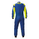 FIA racing suit OMP Tecnica EVO, blue/yellow
