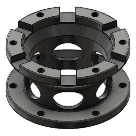 Universal quick release steering wheel hubs Steering wheel spacer OMP, lenght 40mm | races-shop.com