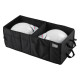 Helmet hooks and nets OMP foldable helmet box, black | races-shop.com