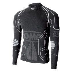 Karting long sleeve top OMP KS WINTER, black