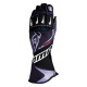Karting gloves OMP KS-2R (external stitching), black