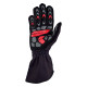 Gloves Karting gloves OMP KS-2R (external stitching), black | races-shop.com
