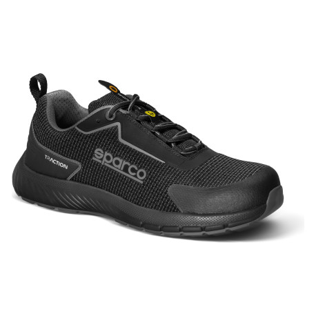 Work shoes Sparco safety shoes Traction FUJI, black | races-shop.com