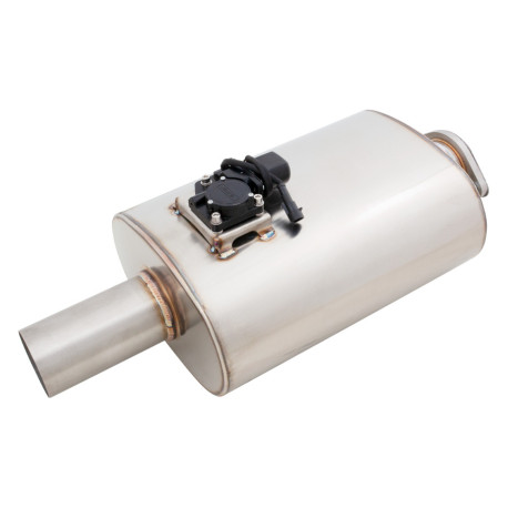 Universal valve mufflers Varex exhaust valve muffler 6"x10"x15" Flanged Inlet 3", Single-wall Outlet 3" | races-shop.com