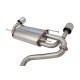  XFORCE exhaust systems XForce 2.5" Cat-Back System for SUBARU BRZ 2012-2022 Z1 | races-shop.com