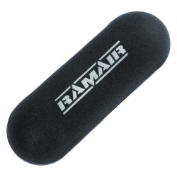 RAMAIR twin domed carb air filter with blank baseplate