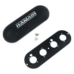RAMAIR twin domed carb air filter with baseplate to fit Lotus Twin cam 1558cc