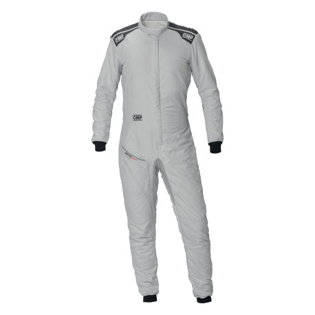 Suits FIA racing suit OMP ONE EVO Air, silver/grey | races-shop.com