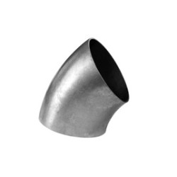 Stainless steel pipe- elbow 45°, 51mm, short