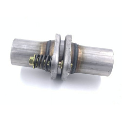 Spring-loaded exhaust flange pipe connector - 57mm