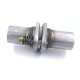 Flanges Spring-loaded exhaust flange pipe connector - 63mm | races-shop.com