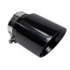 UNIVERSAL TIP Exhaust tip RACES INOX 101mm, input 63mm - Gloss Black | races-shop.com