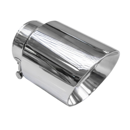 UNIVERSAL TIP Exhaust tip RACES INOX 101mm, input 63mm - Gloss | races-shop.com