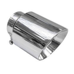 Exhaust tip RACES INOX 101mm, input 51mm - Gloss