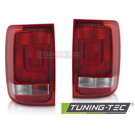 Lighting TUNING-TEC tail lights for VW AMAROK 2009-2012, red-white | races-shop.com