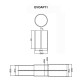 Exhaust clamps TA-TECHNIX exhaust pipe connector Ø 42 mm | races-shop.com