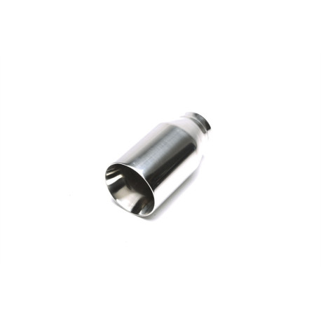 With one outlet TA-TECHNIX stainless steel exhaust tip, 100 mm | races-shop.com
