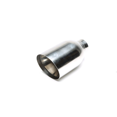 With one outlet TA-TECHNIX stainless steel exhaust tip, 115×110 mm | races-shop.com