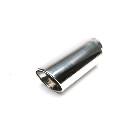 With one outlet TA-TECHNIX stainless steel exhaust tip, 115×125 mm | races-shop.com