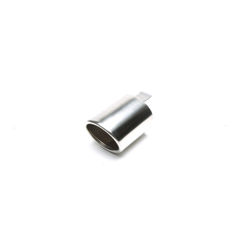 With one outlet TA-TECHNIX stainless steel exhaust tip, 85×95 mm | races-shop.com