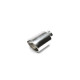 With one outlet TA-TECHNIX stainless steel exhaust tip, 100×110 mm | races-shop.com