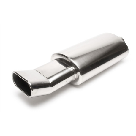 Universal mufflers TA Technix TA-TECHNIX universal stainless steel rear silencer, 70×140 mm DTM | races-shop.com