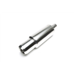 TA-TECHNIX universal stainless steel rear silencer, 95 mm