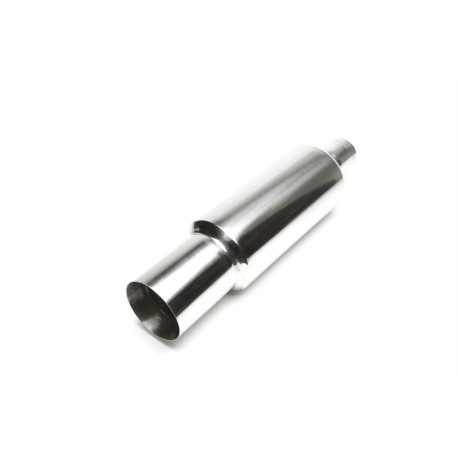 Universal mufflers TA Technix TA-TECHNIX universal stainless steel rear silencer (round, straight cut), 115 mm | races-shop.com
