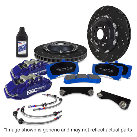 EBC brakes Front Brake System EBC Racing Big Brake Kit BBK061, discs 355 × 32 mm, blue calipers | races-shop.com