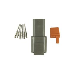 TURBOSMART eGate wastegate valve position sensor plug (DTM, 6-pin), socket