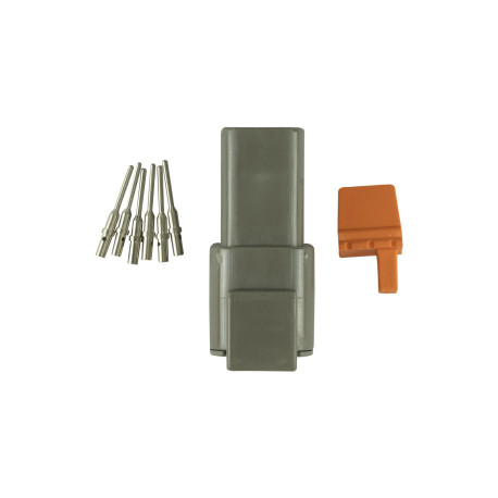 Accessories TURBOSMART eGate wastegate valve position sensor plug (DTM, 6-pin), socket | races-shop.com