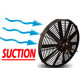 Fans 12V Universal electric fan 356mm - suction | races-shop.com