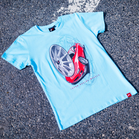 T-shirts T-shirt JR-Wheels JR-11 Turquoise | races-shop.com