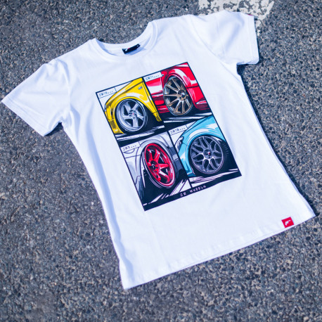 T-shirts T-shirt MIX JR-20 white | races-shop.com